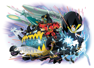 A group of Ultra Beast Pokémon.